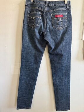 Sasson skinny leg shuffle jeans size 4 oh la la